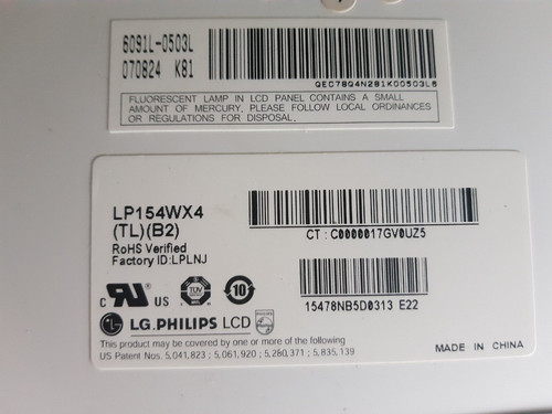 Display lp154wx4 b2 - display,